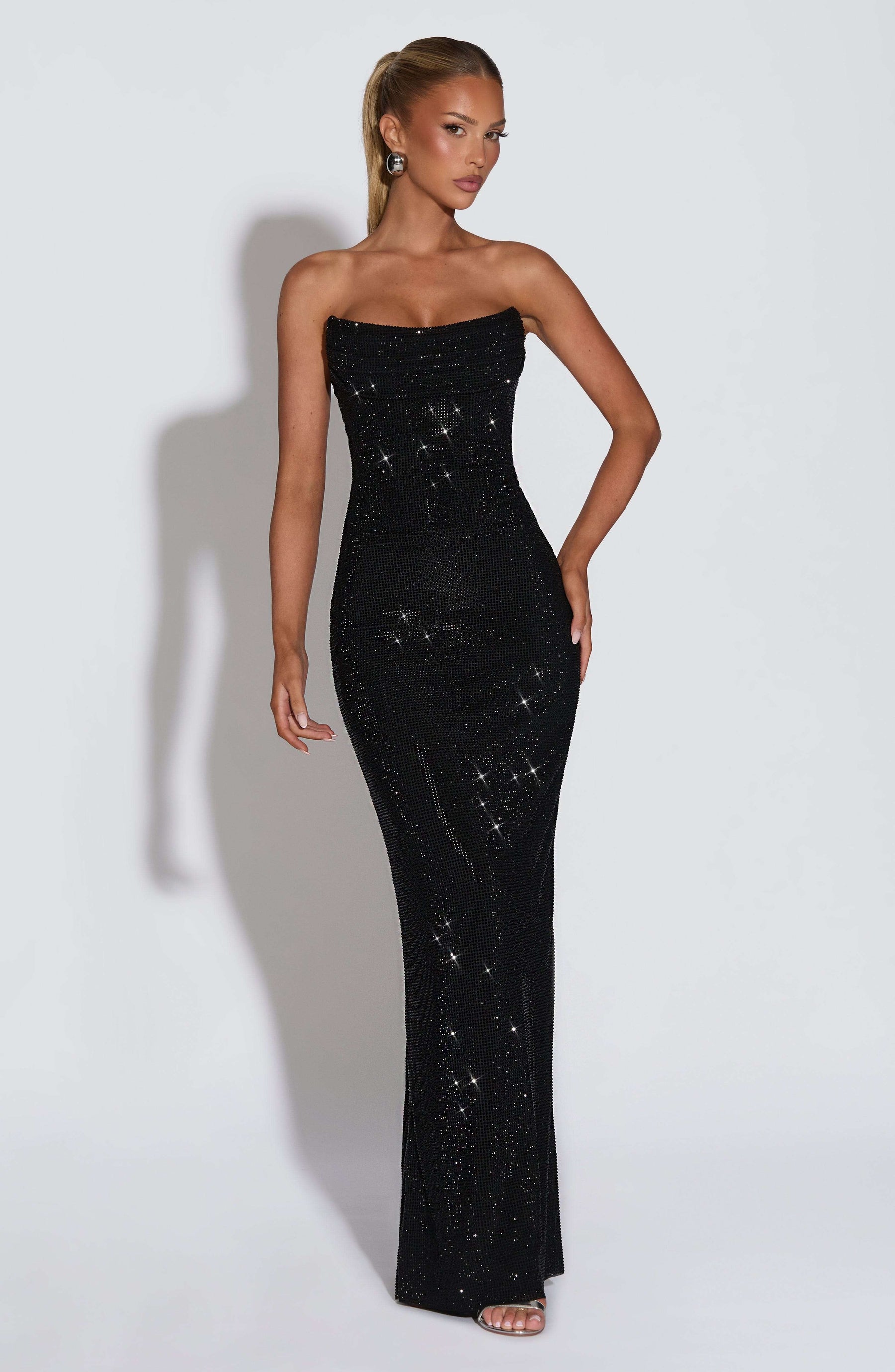 Mirabella Maxi Dress - Black Ryvelle