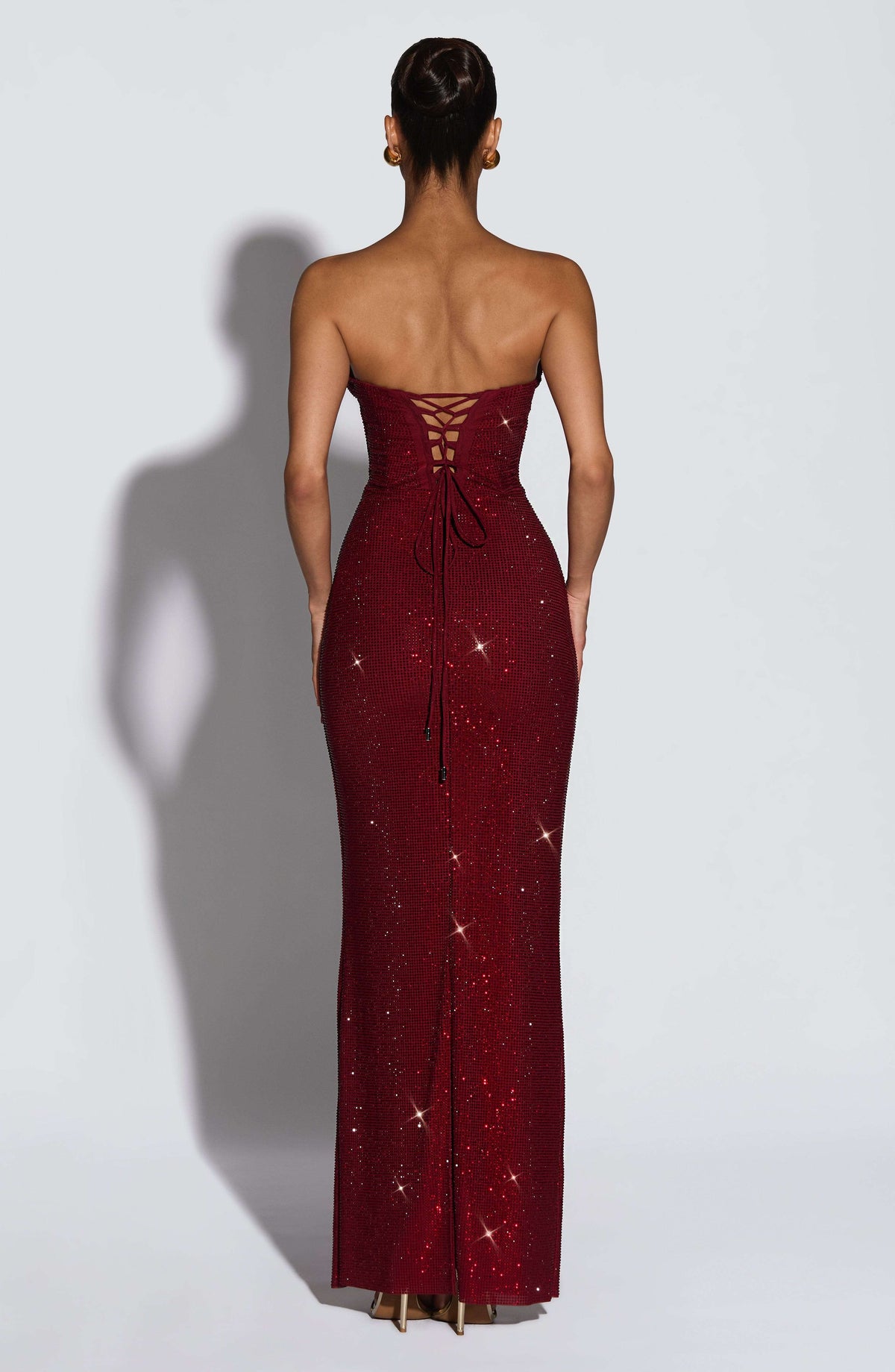 Mirabella Maxi Dress - Burgundy Ryvelle