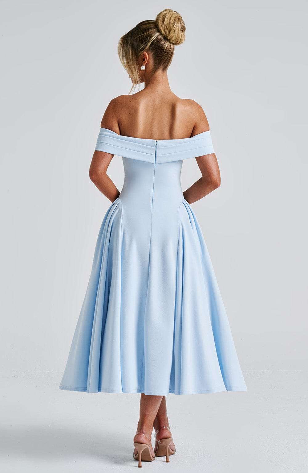 Miranda Midi Dress - Blue Ryvelle