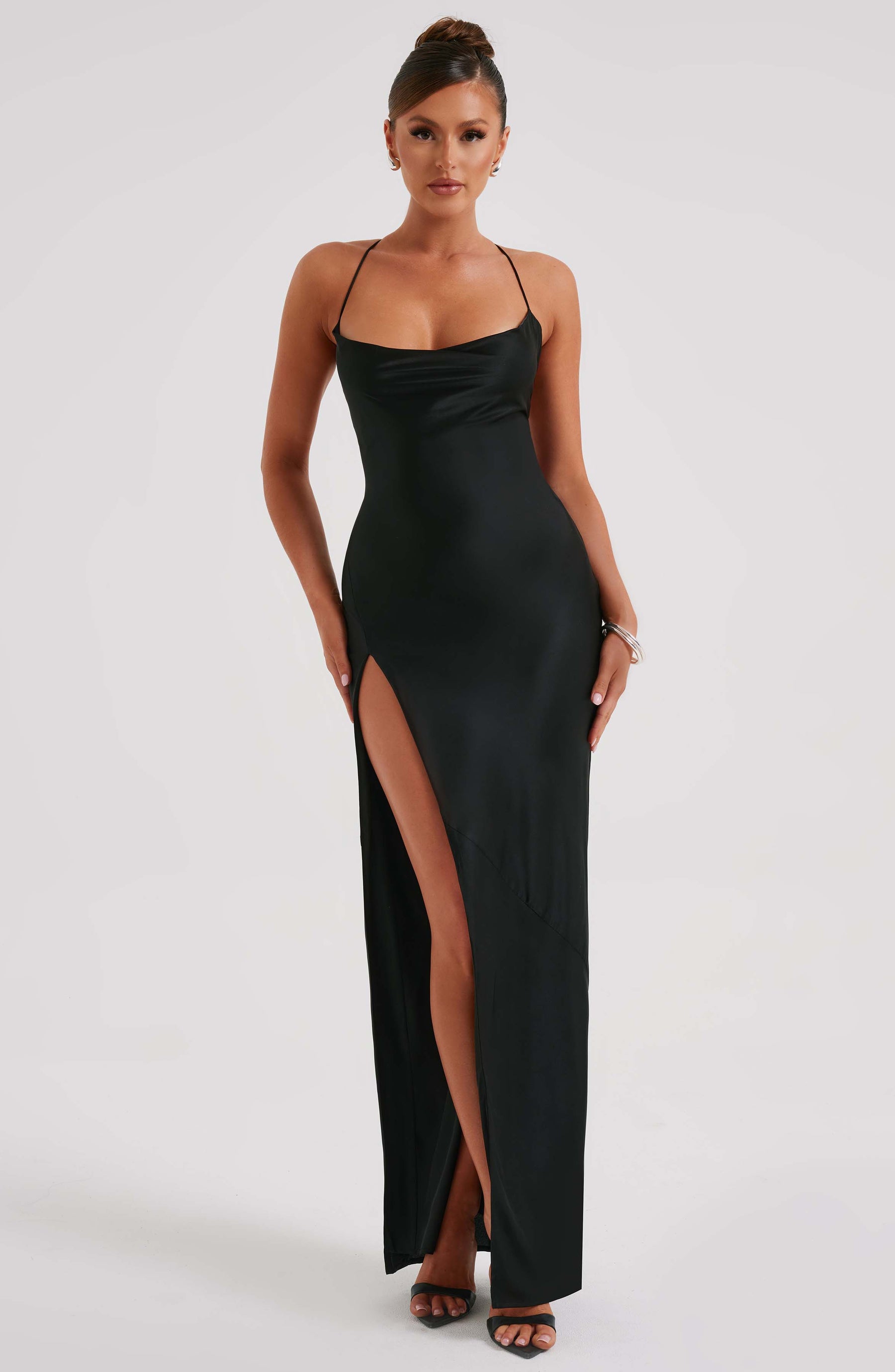 Misha Maxi Dress - Black Ryvelle