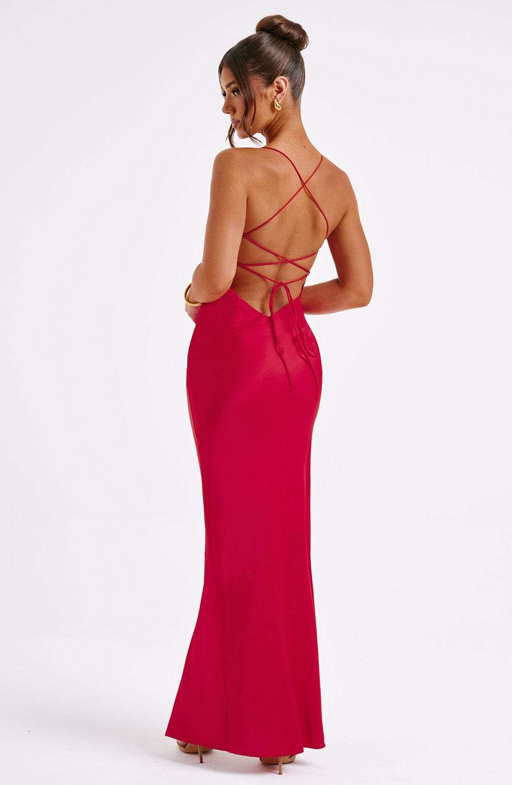 Misha Maxi Dress - Red Ryvelle