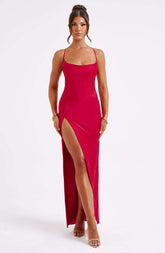 Misha Maxi Dress - Red Ryvelle