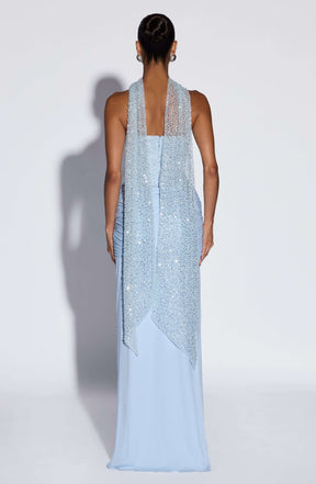 Miya Scarf - Glacier Blue Ryvelle
