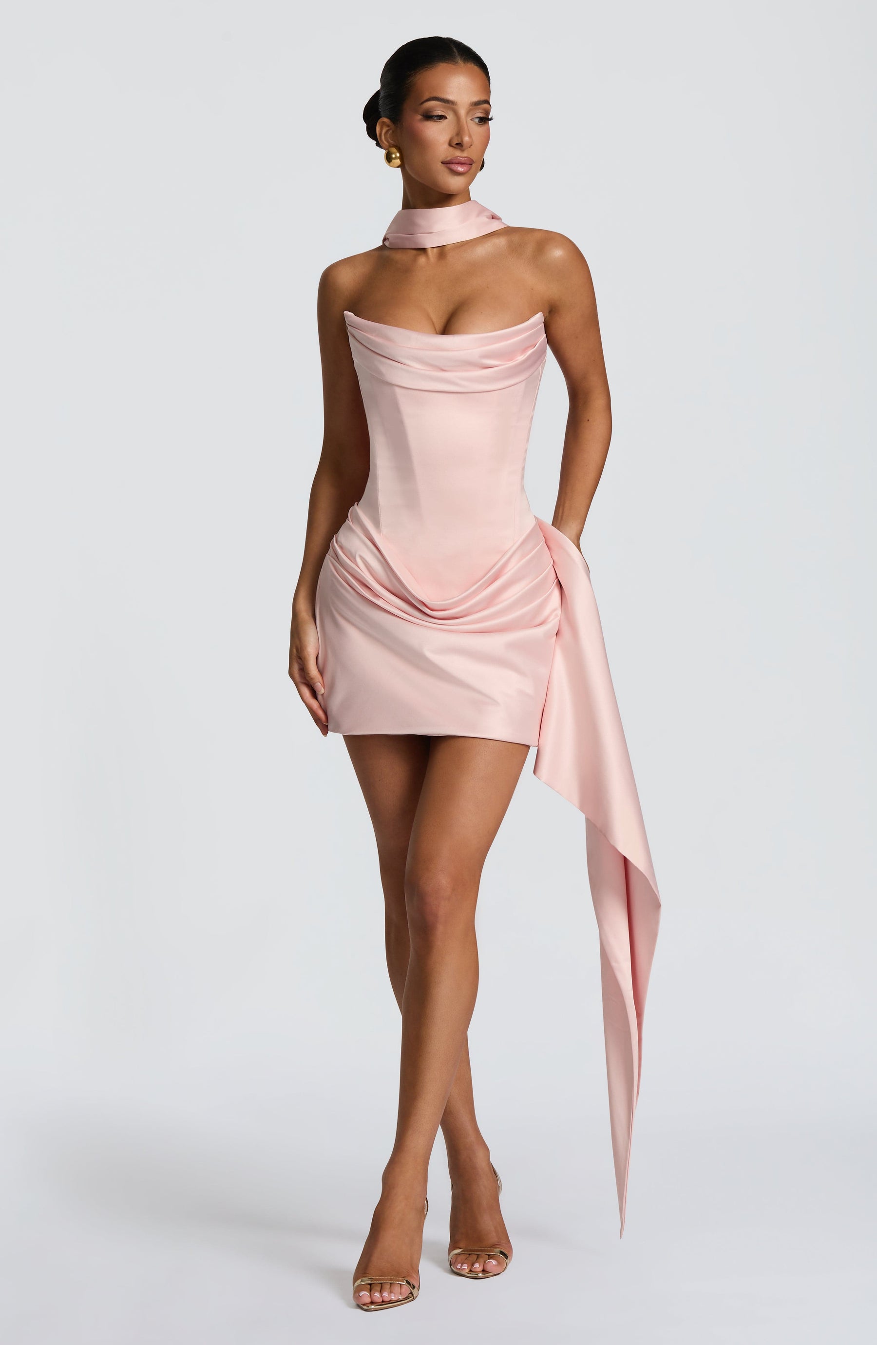 Mona Mini Dress - Blush Ryvelle