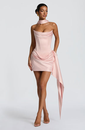 Mona Mini Dress - Blush Ryvelle