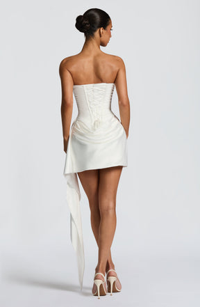 Mona Mini Dress - Ivory Ryvelle