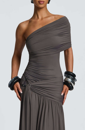 Monica Maxi Dress - Charcoal Ryvelle