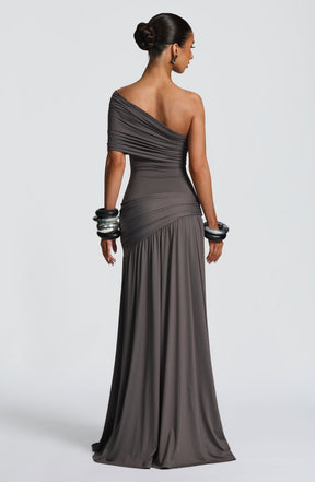 Monica Maxi Dress - Charcoal Ryvelle