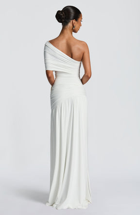 Monica Maxi Dress - White Ryvelle