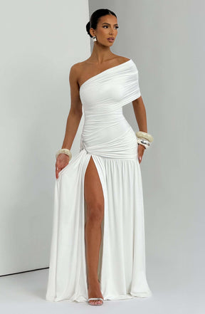 Monica Maxi Dress - White Ryvelle