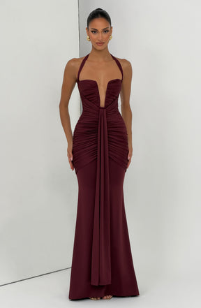 Maxikleid Morrigan – Kirschlack