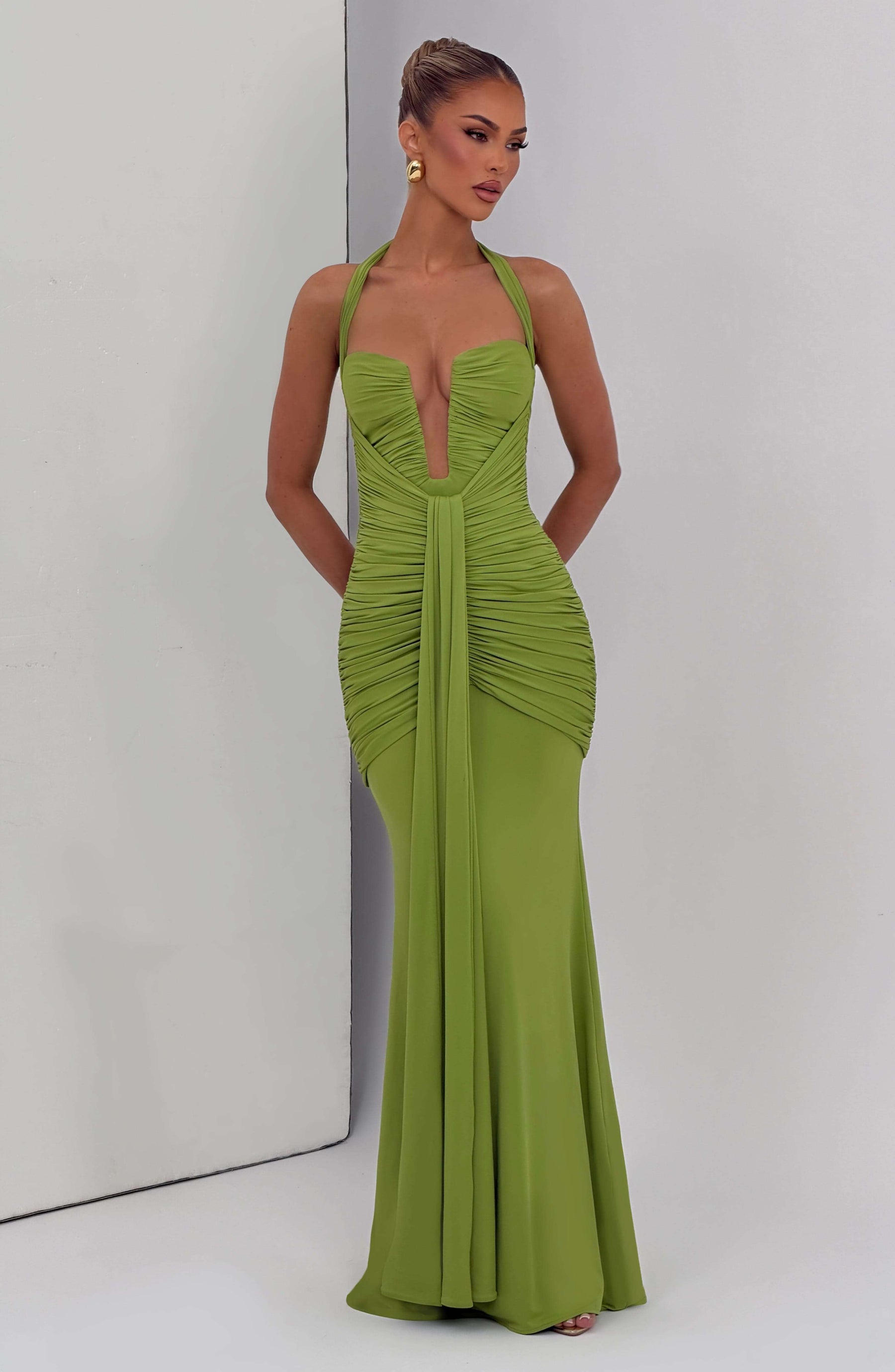 Morrigan Maxi Dress - Olive Ryvelle