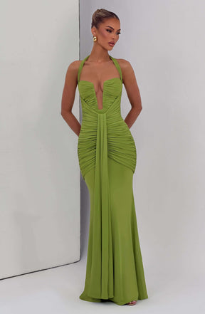 Morrigan Maxi Dress - Olive Ryvelle