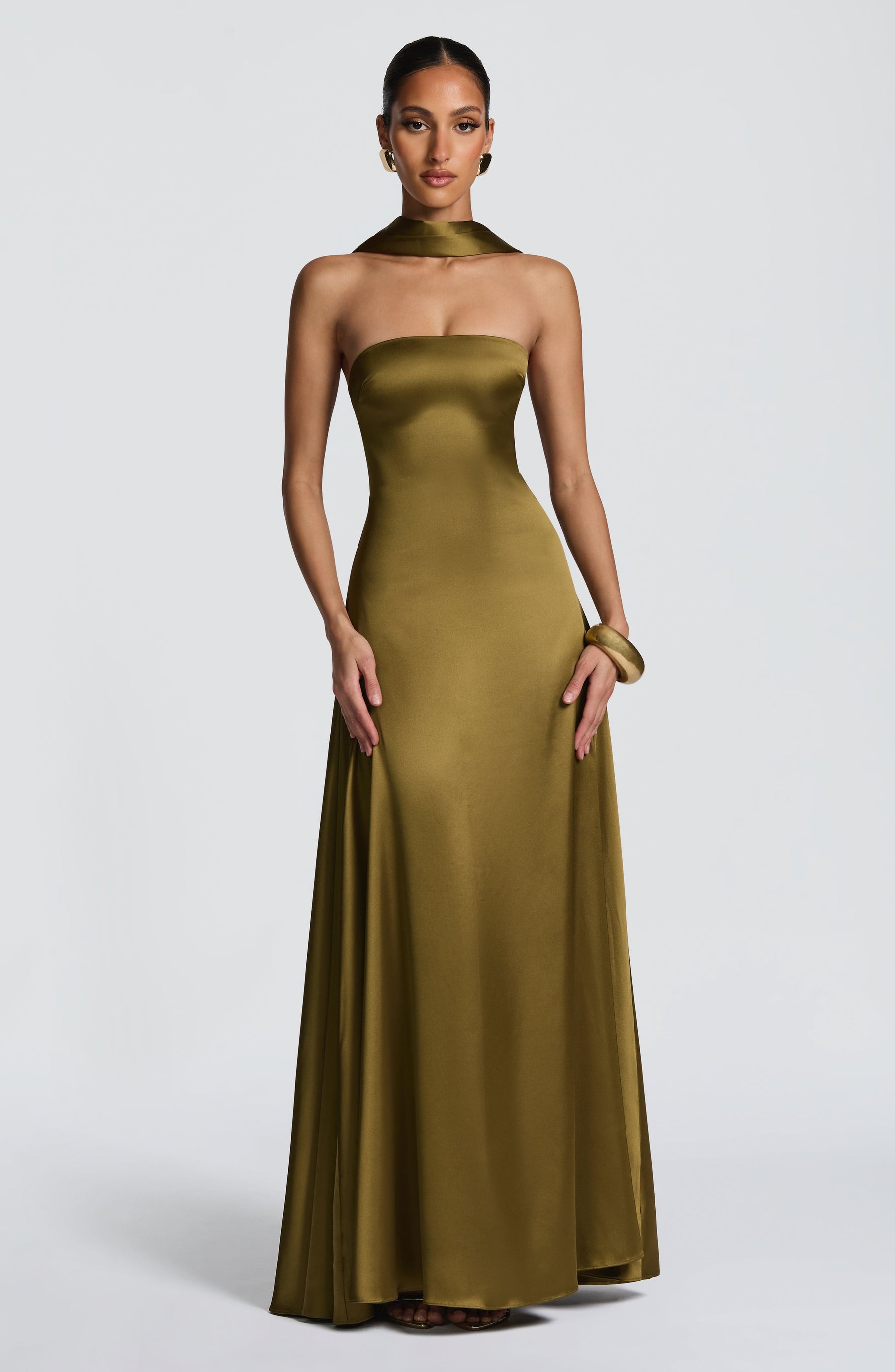 Morven Maxi Dress - Deep Olive Ryvelle