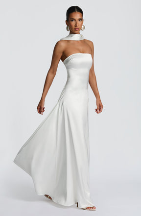 Morven Maxi Dress - Ivory Ryvelle
