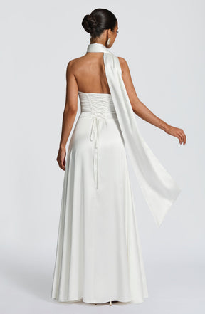Morven Maxi Dress - Ivory Ryvelle