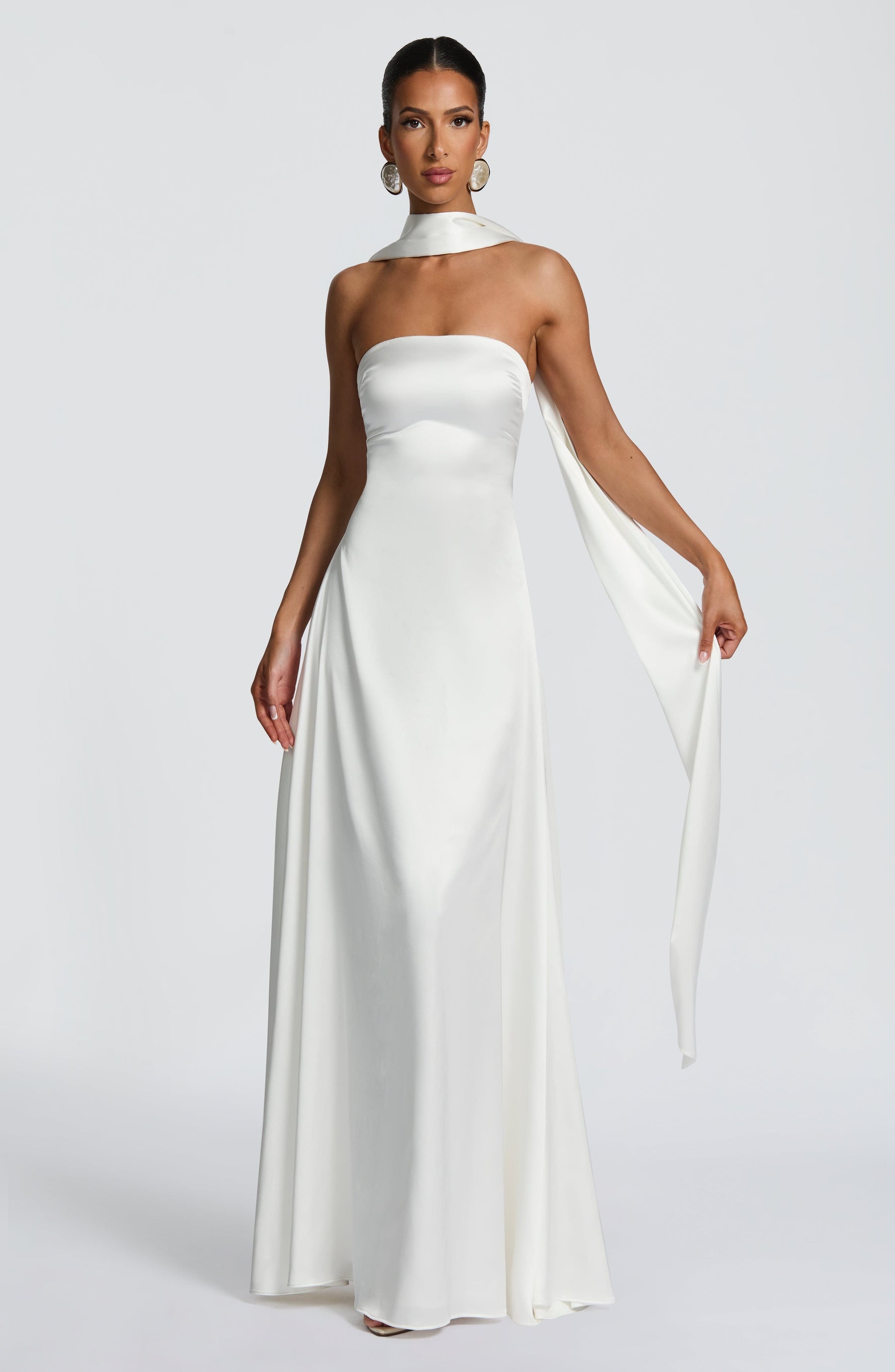 Morven Maxi Dress - Ivory Ryvelle