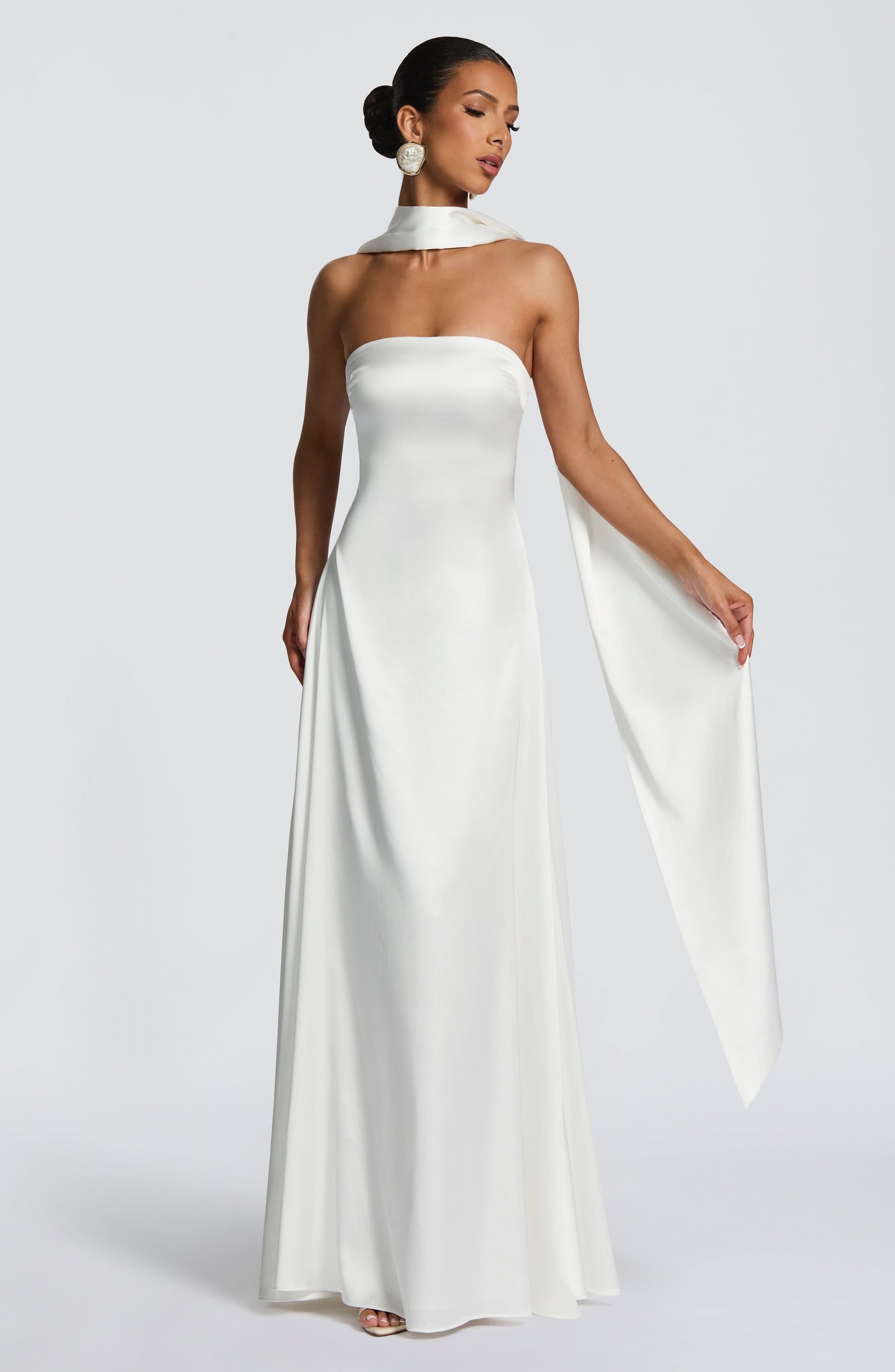 Morven Maxi Dress - Ivory Ryvelle