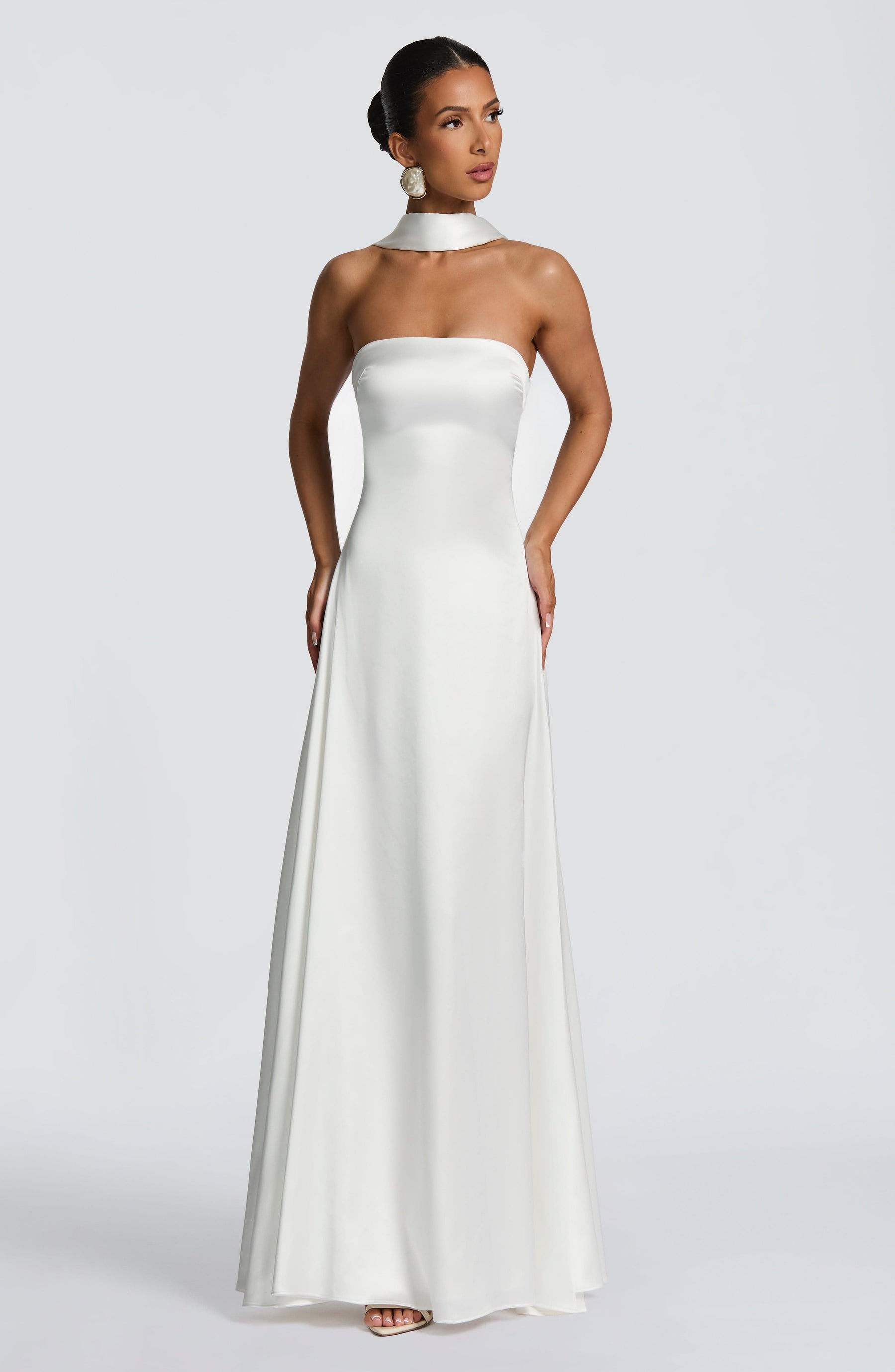 Morven Maxi Dress - Ivory Ryvelle