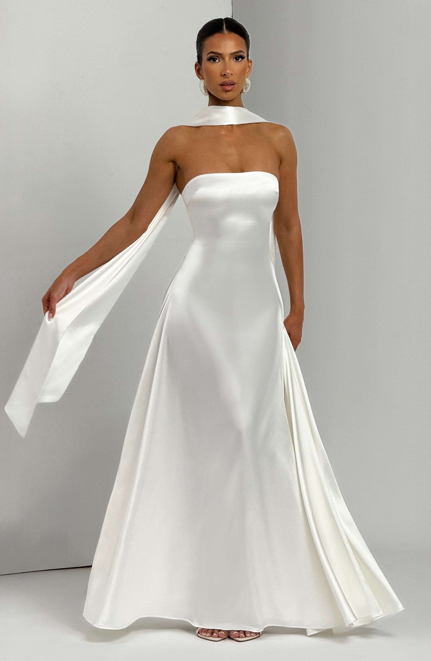 Morven Maxi Dress - Ivory Ryvelle