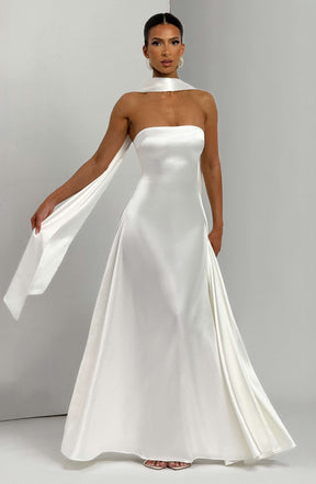 Morven Maxi Dress - Ivory Ryvelle