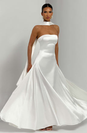Morven Maxi Dress - Ivory Ryvelle
