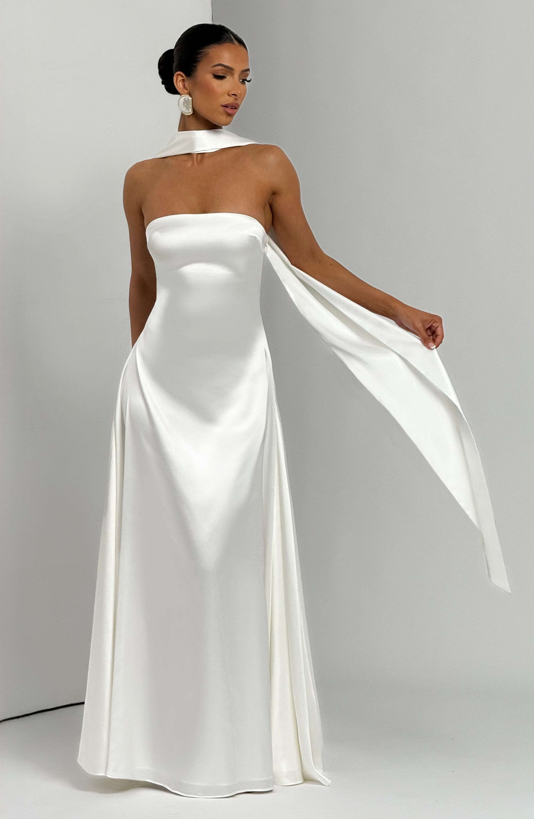 Morven Maxi Dress - Ivory Ryvelle