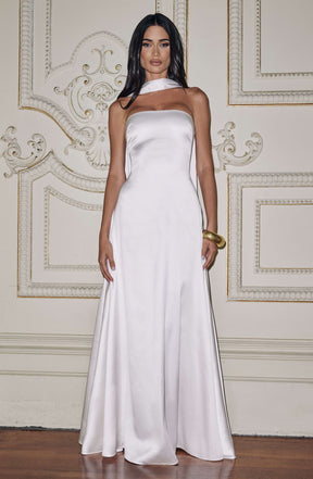Morven Maxi Dress - Ivory Ryvelle