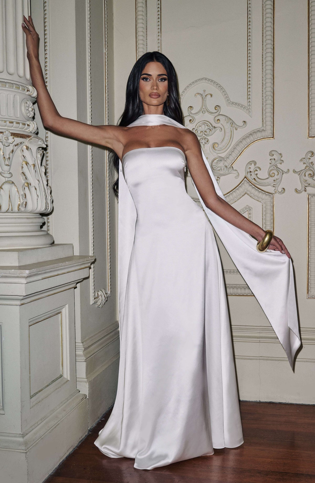 Morven Maxi Dress - Ivory Ryvelle