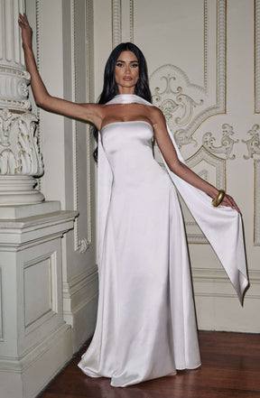 Morven Maxi Dress - Ivory Ryvelle