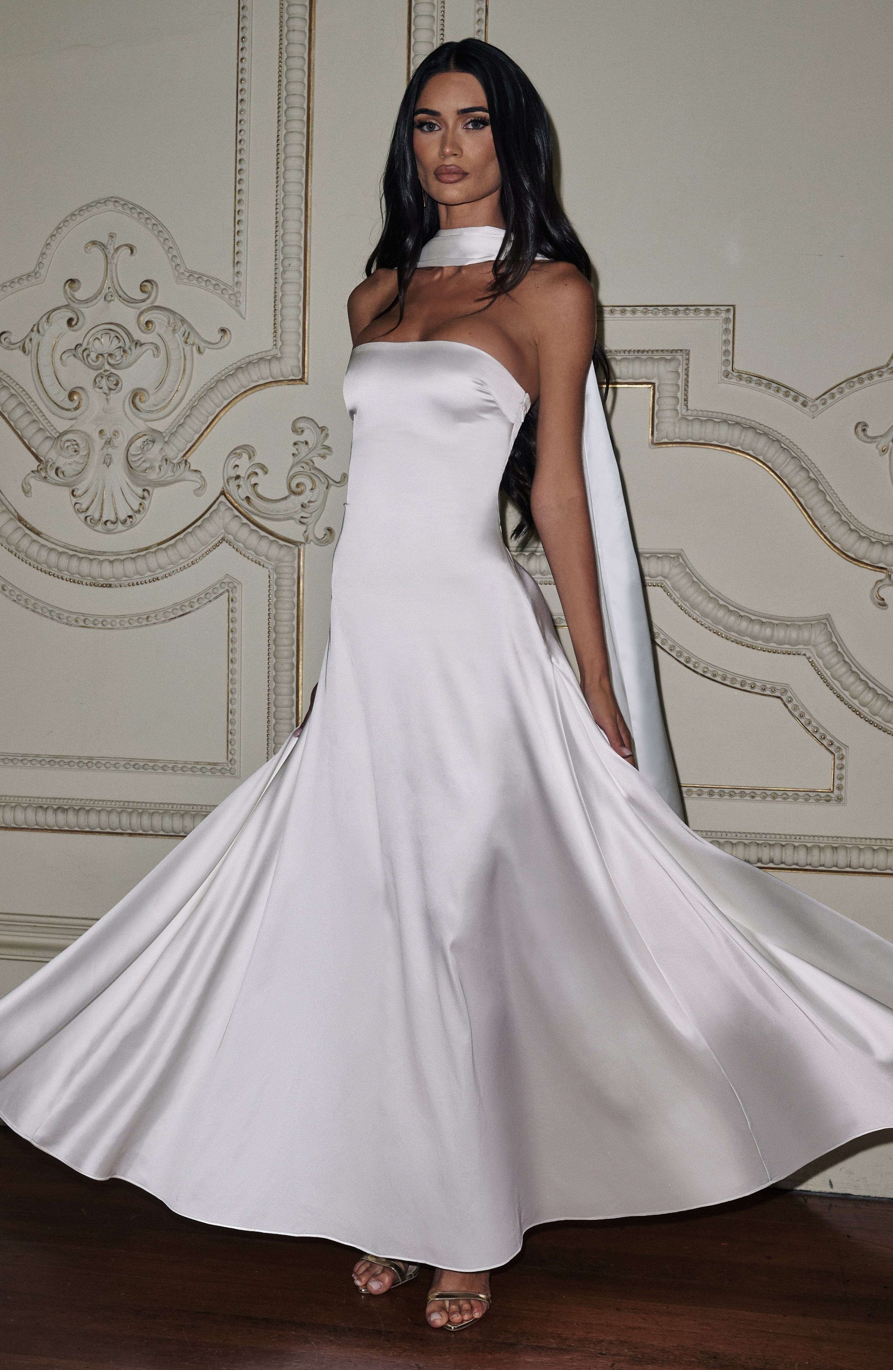 Morven Maxi Dress - Ivory Ryvelle