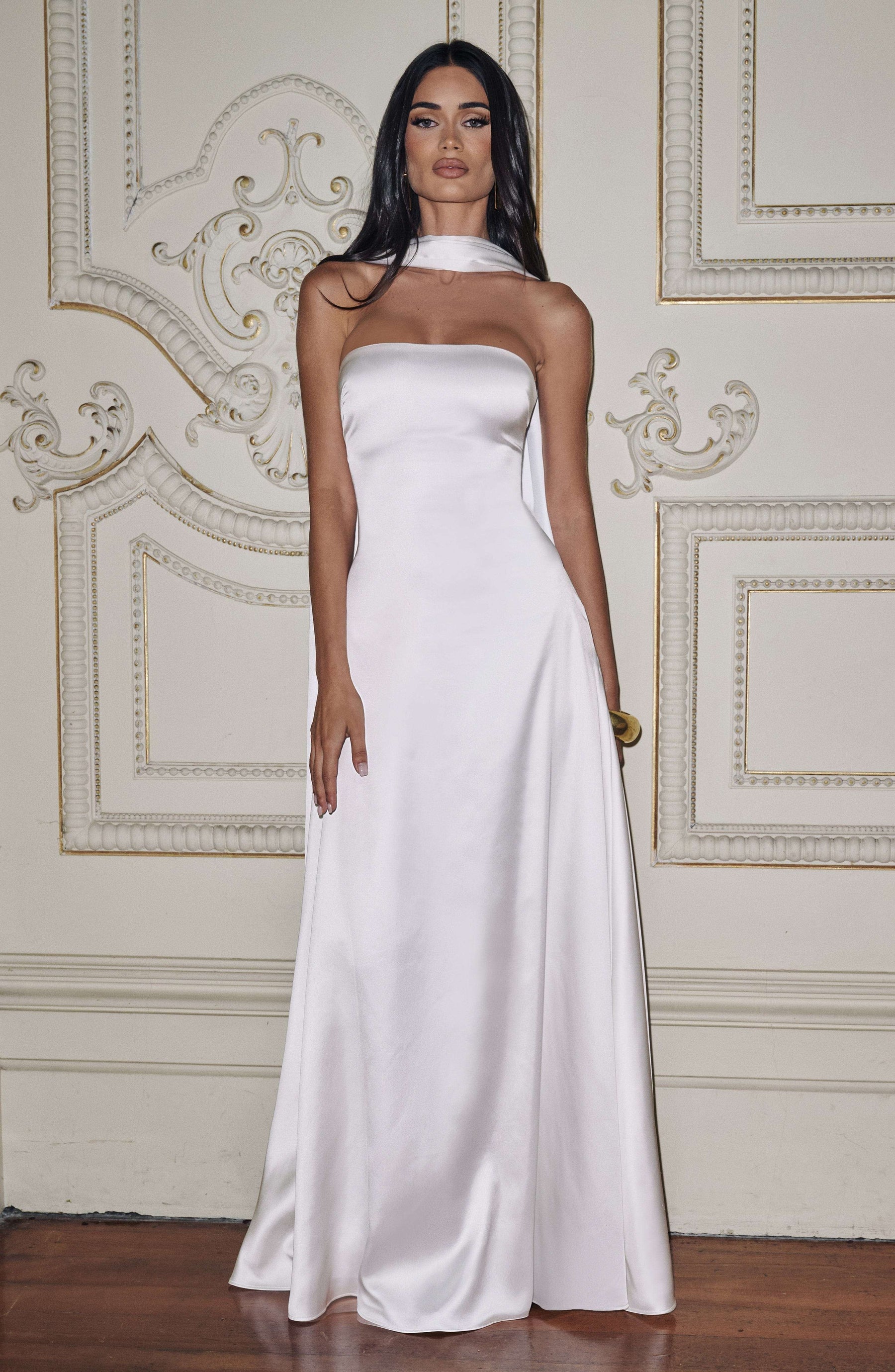 Morven Maxi Dress - Ivory Ryvelle