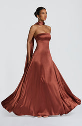 Morven Maxi Dress - Rust Ryvelle