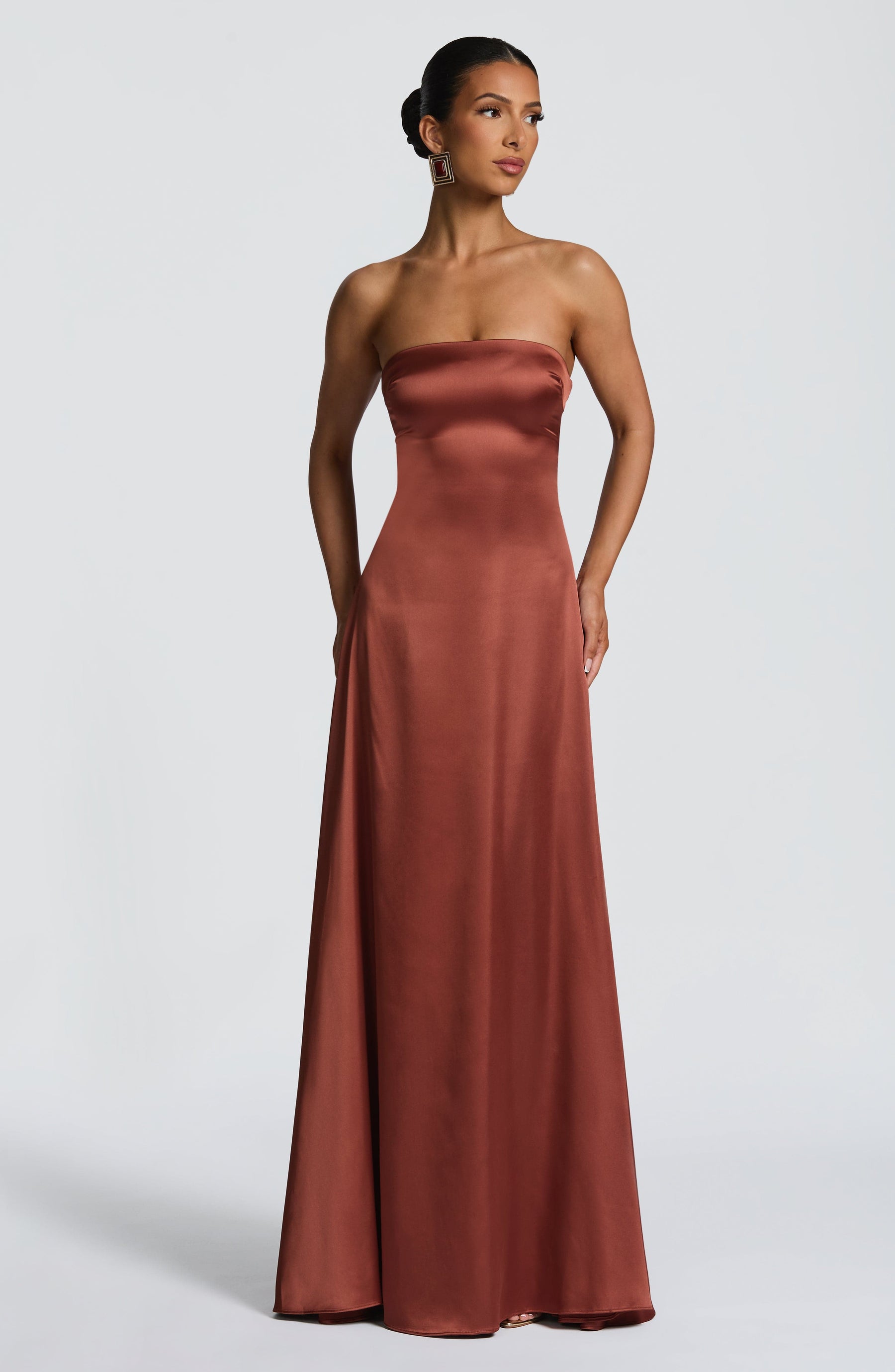 Morven Maxi Dress - Rust Ryvelle
