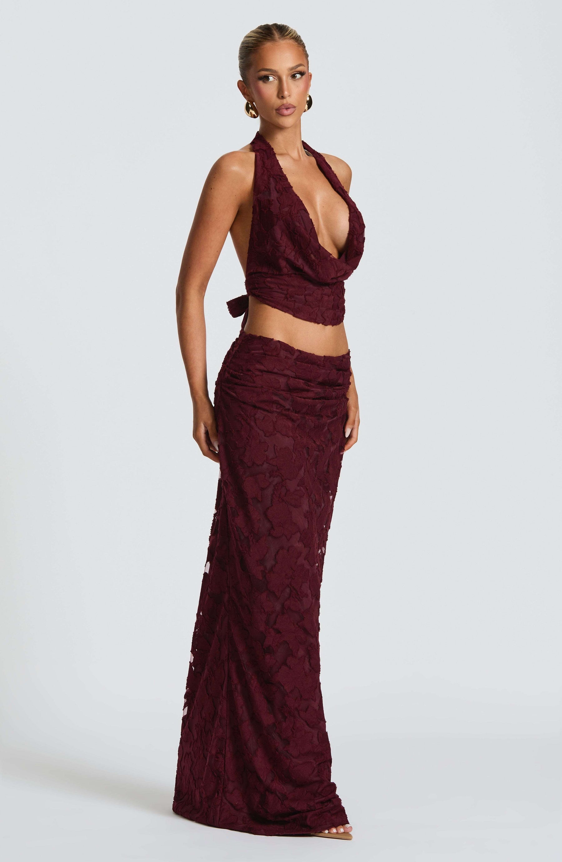 Myra Top - Cherry Lacquer Ryvelle