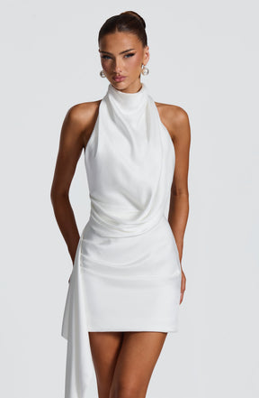 Nadine Mini Dress - Ivory Ryvelle