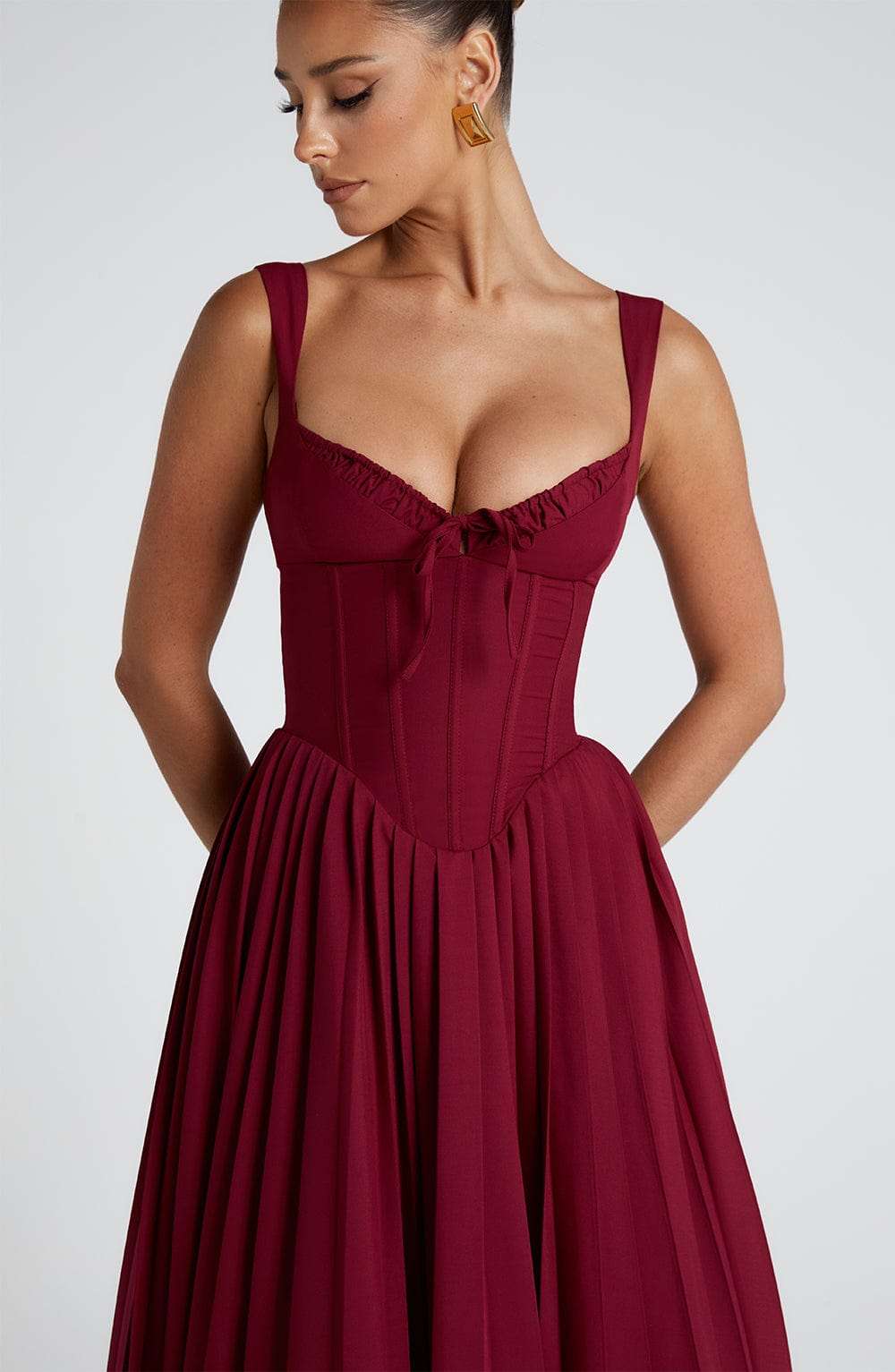 Natassia Midi Dress - Berry Ryvelle