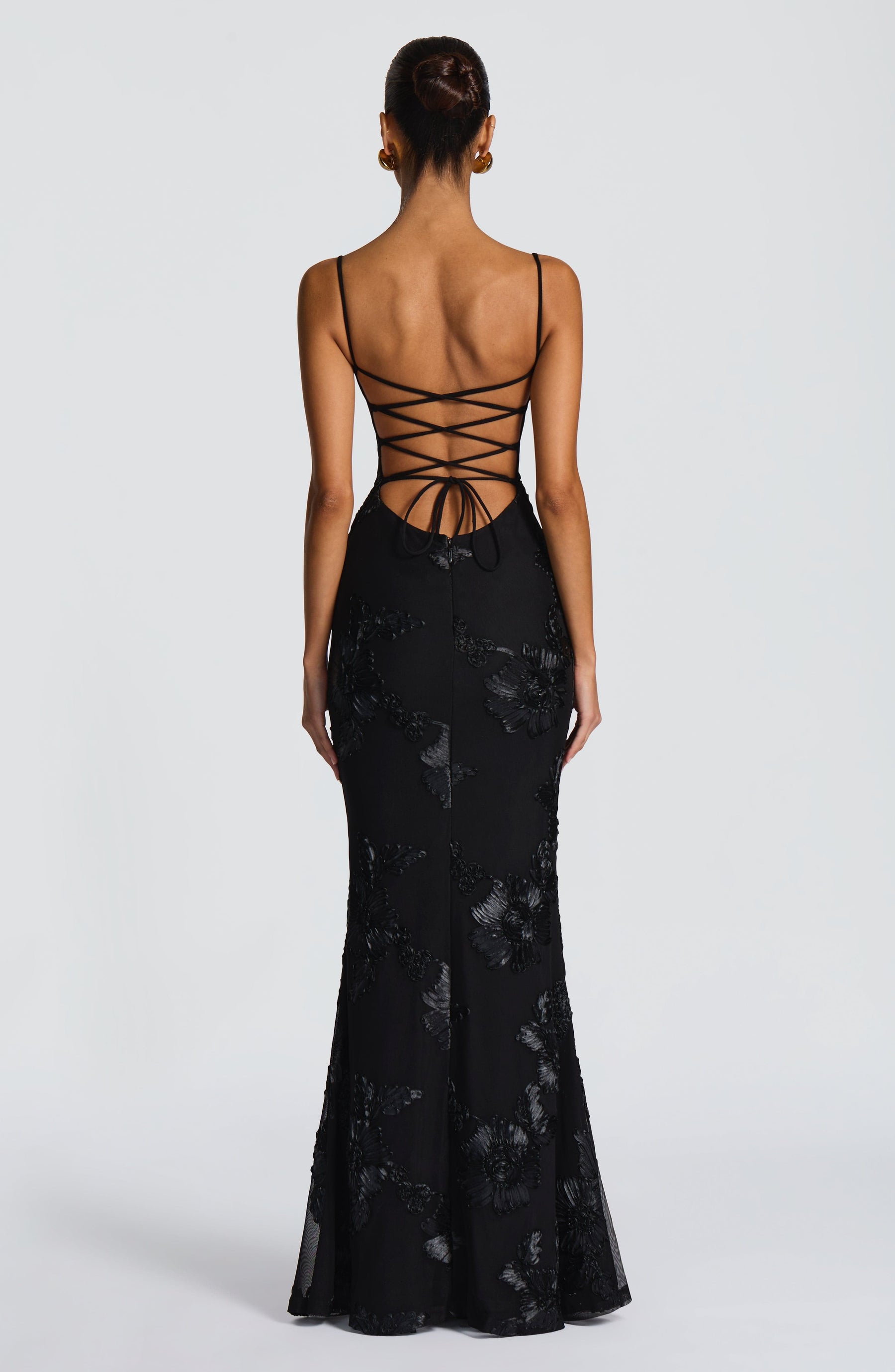 Nefertiti Maxi Dress - Black Ryvelle