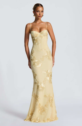 Nefertiti Maxi Dress - Lemon Ryvelle
