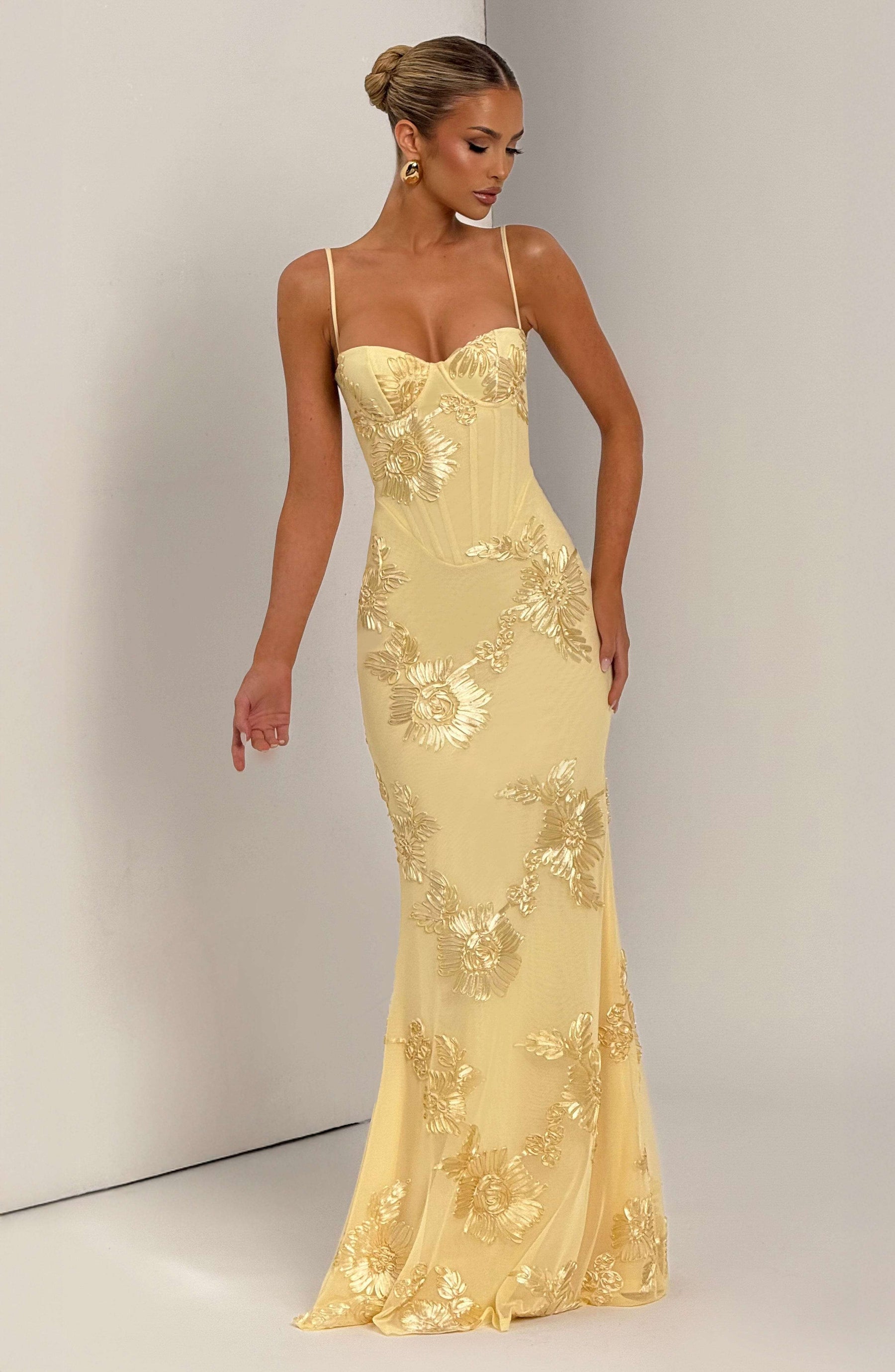 Nefertiti Maxi Dress - Lemon Ryvelle