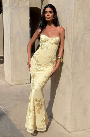 Nefertiti Maxi Dress - Lemon Ryvelle