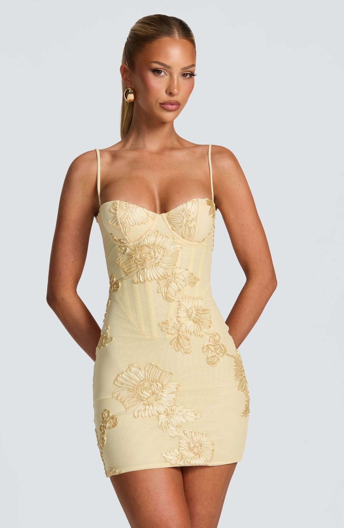 Nefertiti Mini Dress - Lemon Ryvelle
