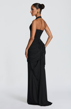 Nehemia Gown - Black Ryvelle