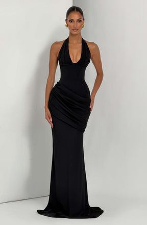 Nehemia Gown - Black Ryvelle