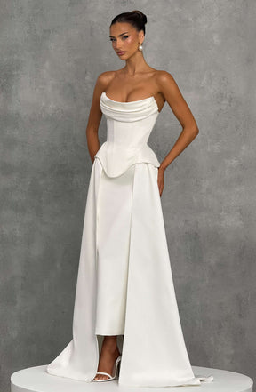 Neri Skirt Train - Ivory Ryvelle