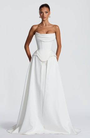 Neri Skirt Train - Ivory Ryvelle