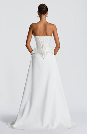Neri Skirt Train - Ivory Ryvelle