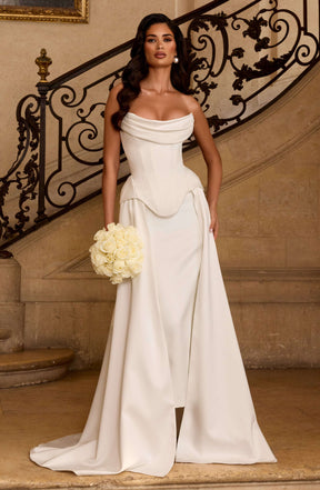Neri Skirt Train - Ivory Ryvelle