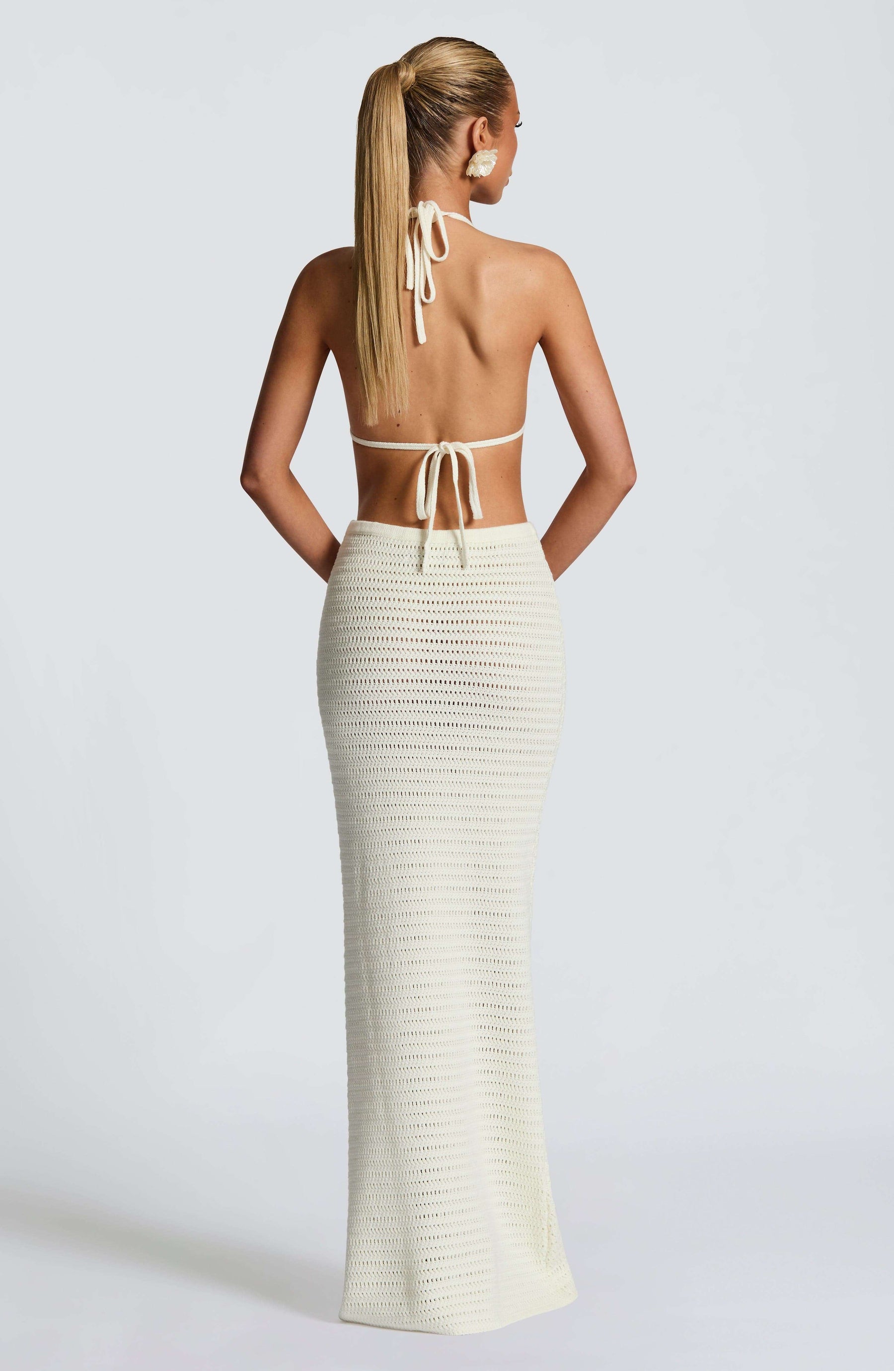Nerida Maxi Skirt - Ivory Ryvelle
