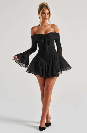Nerissa Playsuit - Black Ryvelle
